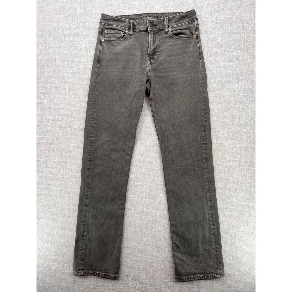 American Eagle Original Bootcut Jeans Men 30x34 (fits 32x33) Gray Classic Denim - Picture 2 of 12